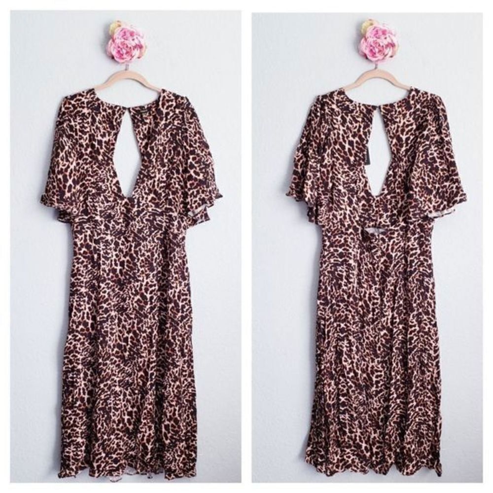 REVOLVE X Arrive Zelda Leopard Print Dress